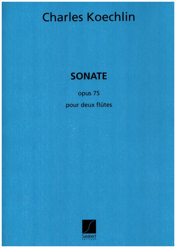 Sonate op.75 pour 2 flûtes
