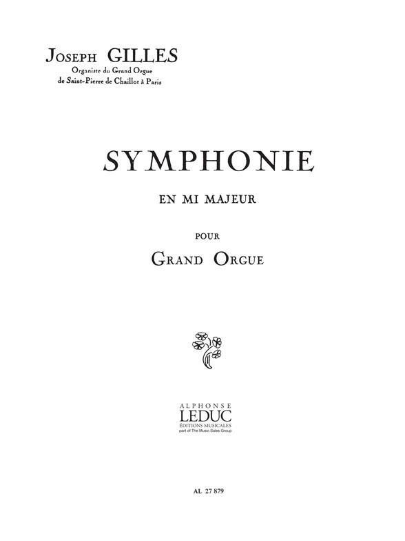 Symphonie mi majeur