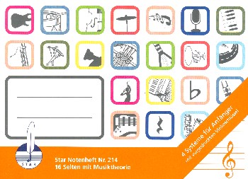 Notenheft Elementarheft DIN A5