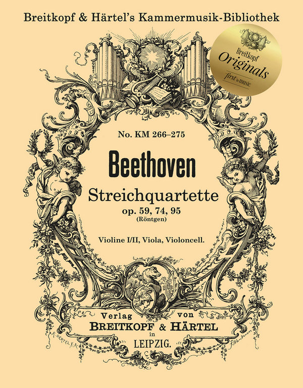 Streichquartette op.59, 74, 95