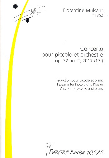Concerto op.72,2 pour piccolo et orchestre