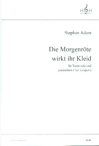 Die Morgenröte wirkt ihr Kleid