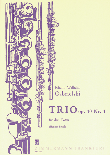 Trio op.10,1 für 3 Flöten