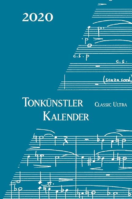 Tonkünstlerkalender Classic Ultra 2020