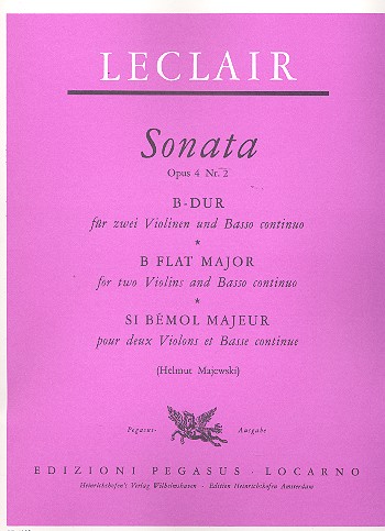 Sonate B-Dur op.4,2 