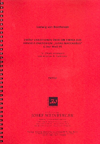 12 Variationen über ein Thema aus Judas Maccabäus G-Dur WoO45