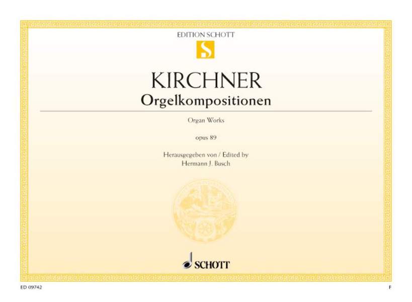 Orgelkompositionen op. 89