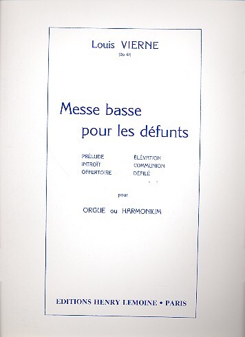 Messe basse op.62 pour les défunts