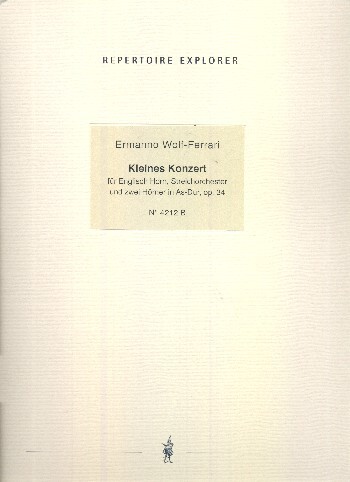 Kleines Konzert As-Dur op.34 für Englischhorn und Kammerorchester