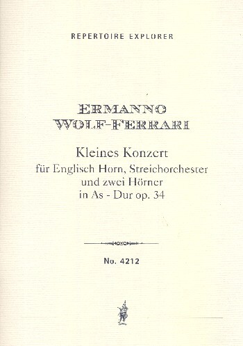 Kleines Konzert As-Dur op.34