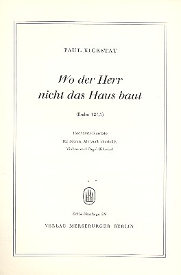 WO DER HERR NICHT DAS HAUS BAUT