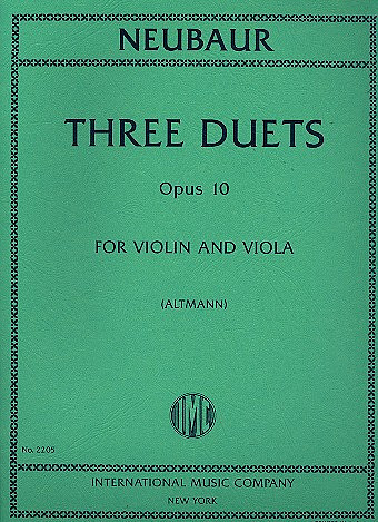 3 Duets op.10
