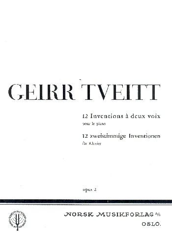12 Inventions à 2 voix op.2