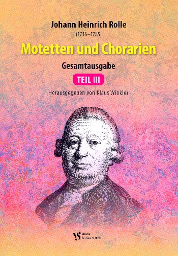 Motetten und Chorarien Band 3