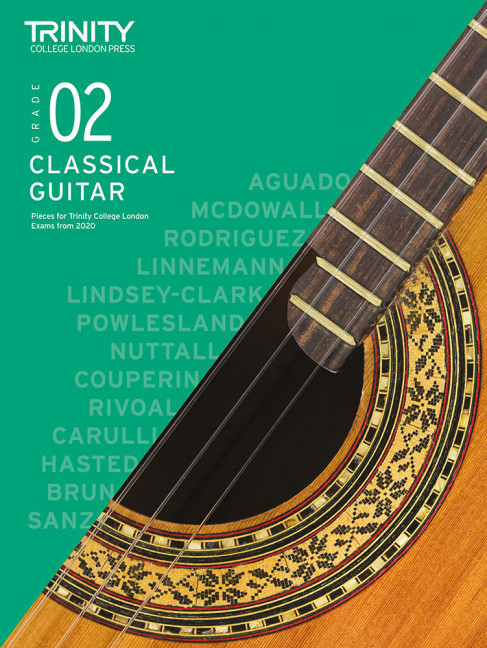 Trinity Classical Guitar Exam Pieces 2020-2023 Grade 2