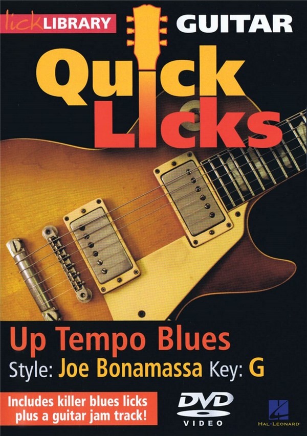 Quick Licks - Up Tempo Blues - Style Joe Bonamassa - Key G