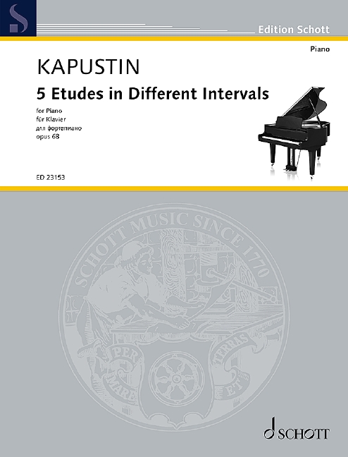 5 Etudes in different Intervals op.68