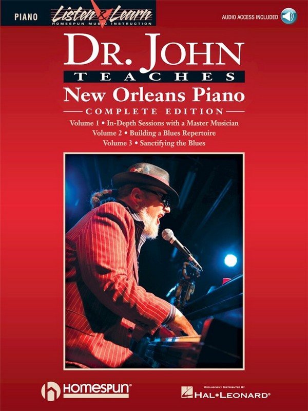 Dr. John teaches New Orleans Piano (+Audio Access):