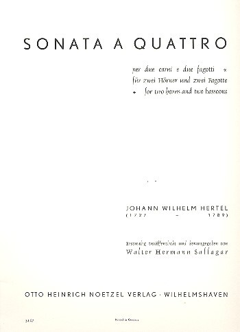 Sonata à quattro per 2 corni e