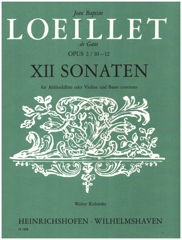 12 Sonaten op.2 Band 4 (Nr.10-12)