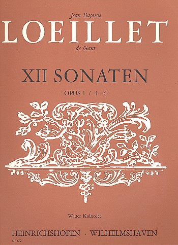 12 Sonaten op.1 Band 2 (Nr.4-6)