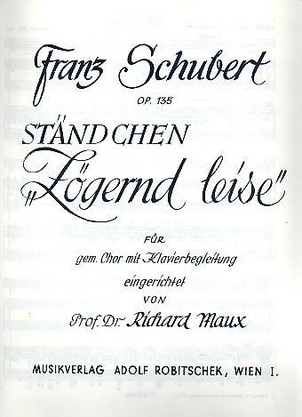 Zögernd leise Ständchen op.135