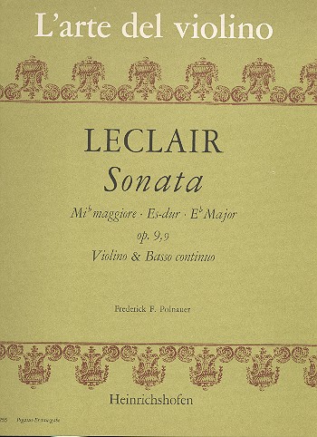 Sonate Es-Dur op.9,9 für