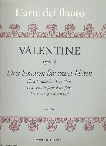 3 Sonaten op.14 für 2 Flöten