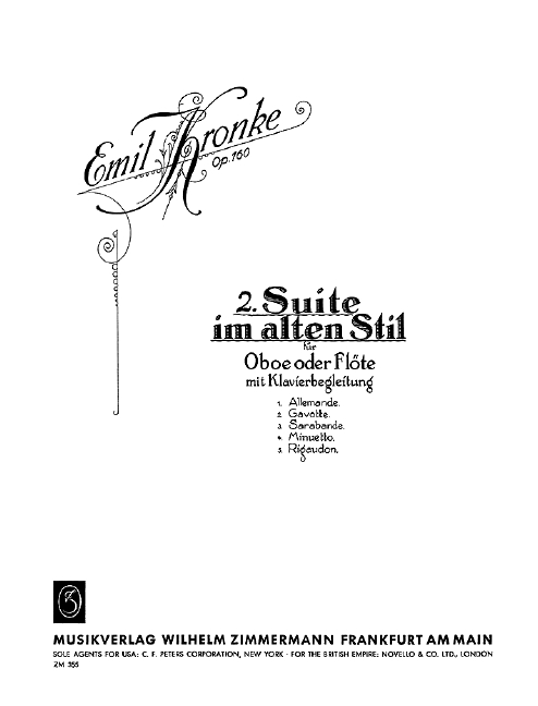 Suite im alten Stil op.160
