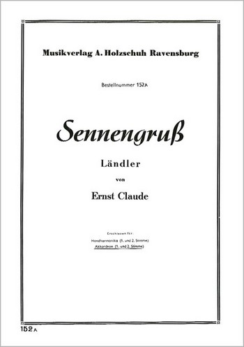 Sennengruss Ländler für