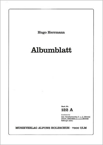 ALBUMBLATT FUER AKKORDEON