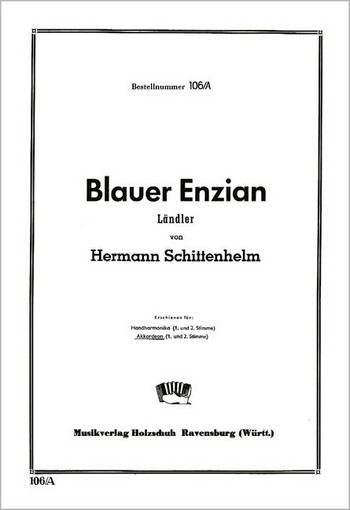 Blauer Enzian Ländler für