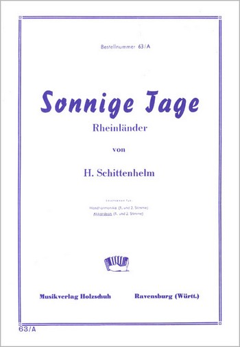 Sonnige Tage Rheinländer für