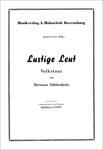 Lustige Leut Volkstanz für