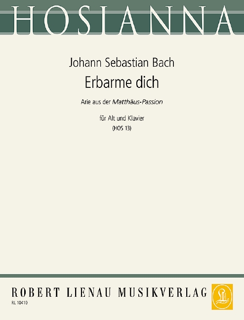 Erbarme dich (aus 'Matthäus-Passion')