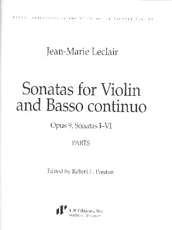 Sonatas op.9 nos.1-6