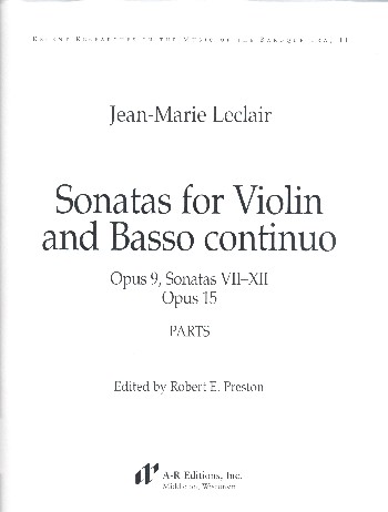 Sonatas op.9 and op.15 nos.7-11