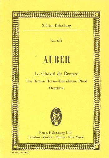 Ouvertüre zur Oper 'Das eherne Pferd'