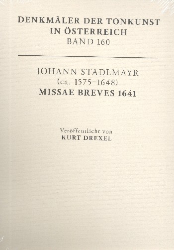 Denkmäler der Tonkunst in Österreich Band 160