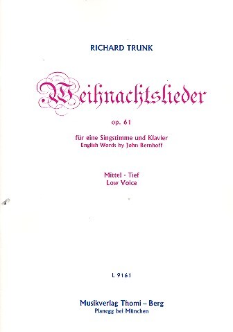 Weihnachtslieder op.61