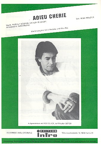 Adieu Cherie: Einzelausgabe