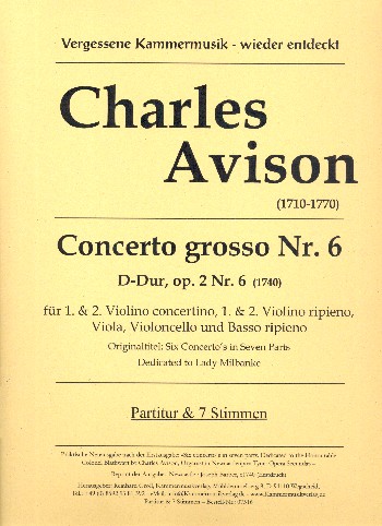 Concerto grosso D-Dur op.2,6