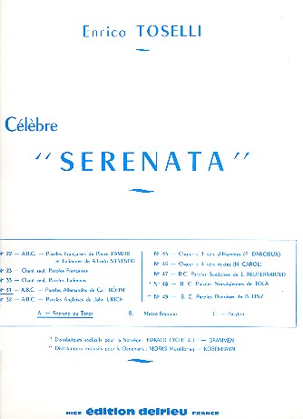 Célèbre serenata op.6
