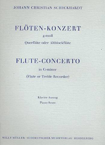 Konzert g-Moll für Flöte und