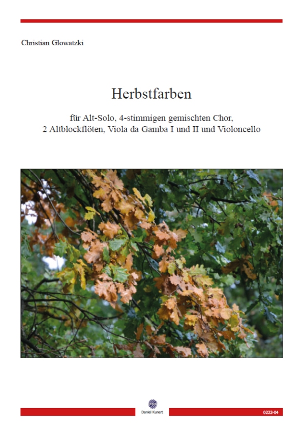 Herbstfarben zu BWV 106