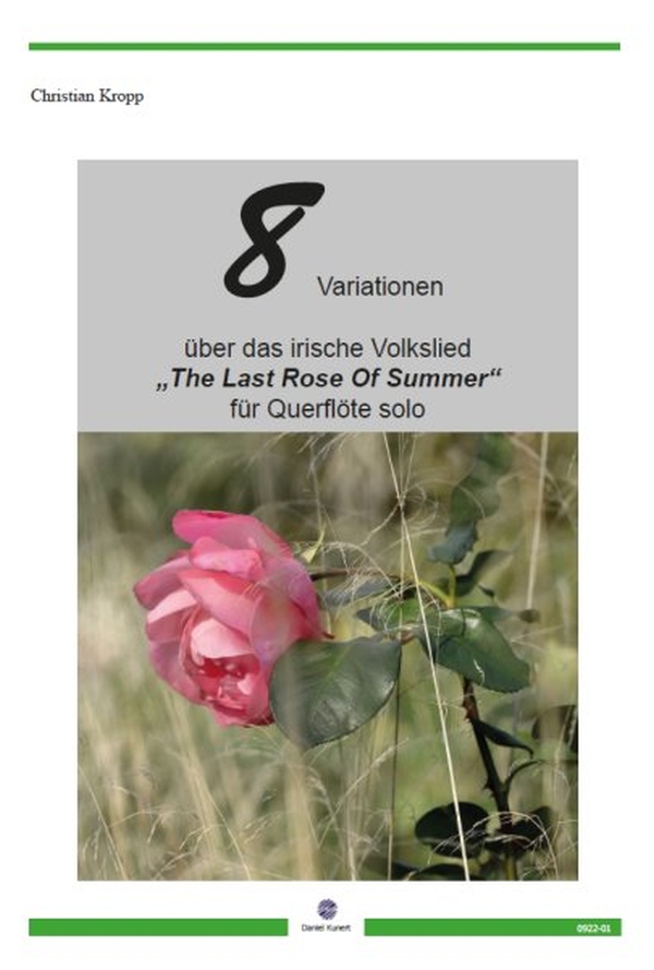 8 Variationen über das irische Volkslied 'The Last Rose Of Summer'