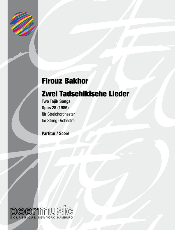 Zwei Tadschikische Lieder op.28
