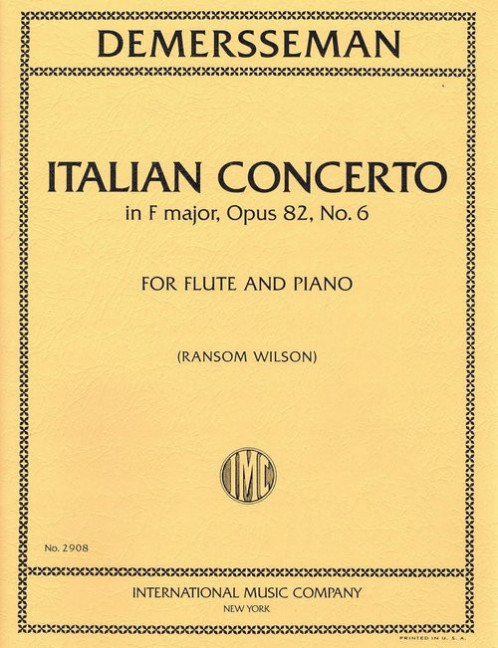 Italian Concerto F major op.82 no.6