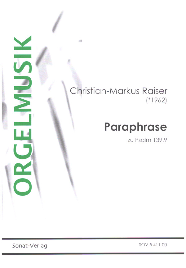 Paraphrase zu Psalm 139,9