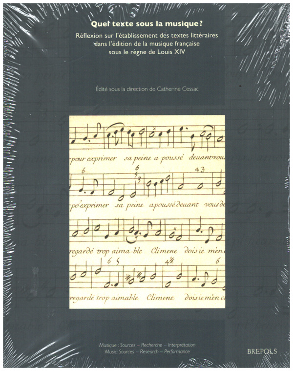 Quel texte sous la musique?